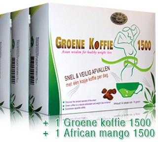 groene koffie aanbieding pakket