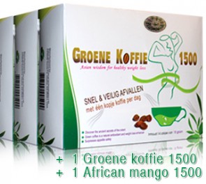 groene koffie aanbieding pakket